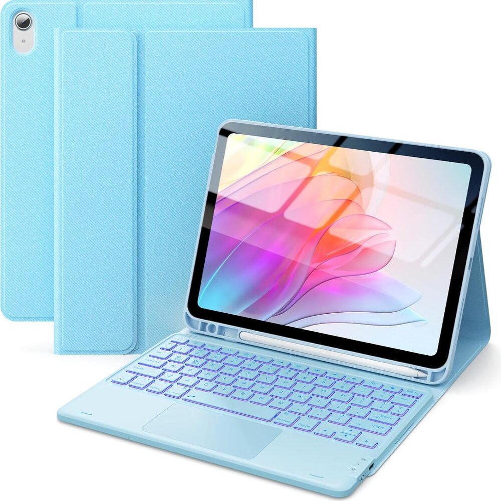 CHESONA for iPad 10th Generation Case with Keyboard,